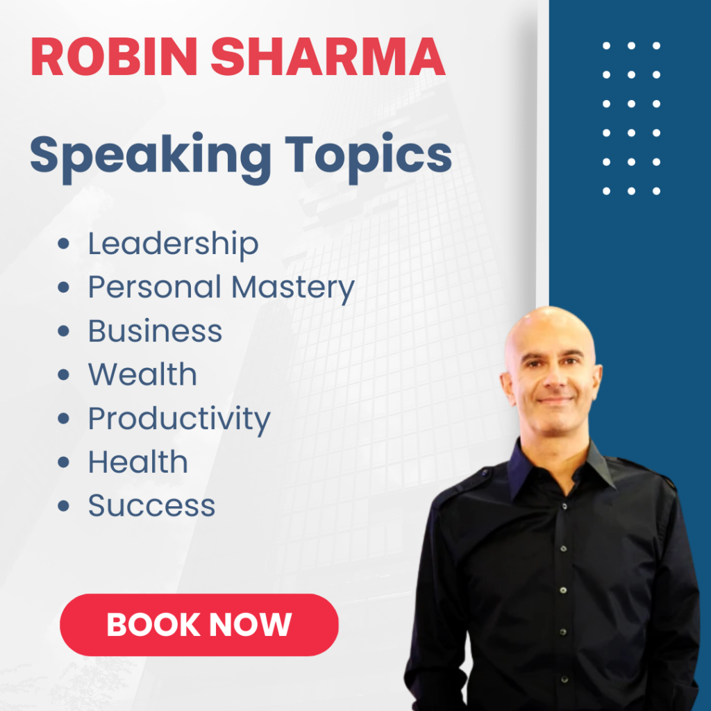 robin sharma​ speaking topics