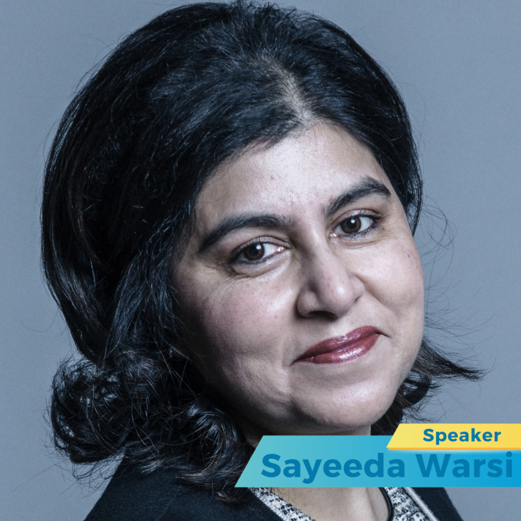 Top Keynote Speakers In The middle east Sayeeda Warsi